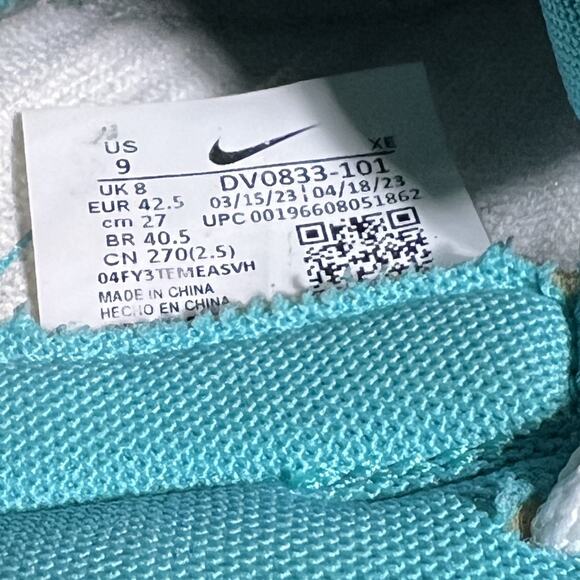 Nike Dunk Low Clear Jade Mens Sneakers Size 9 Pre-owned Clean Comfort main image 4
